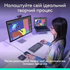 Фото: Клавіатура Logitech MX Creative Console Graphite (920-012931) № 4 | KTC