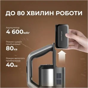 Фото: Ручний бездротовий пилосос JIMMY PW11 Pro Max-B (PW11PRO_MAX_B) № 10 | KTC