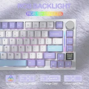 Фото: Клавіатура Attack Shark X820 Ultra Gift Axis White (X820ULTRAGA_AS) № 4 | KTC