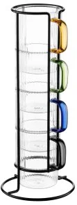 Фото: Набір чашок Ardesto 350ml 4pcs Clear (AR2635BBS) № 3 | KTC