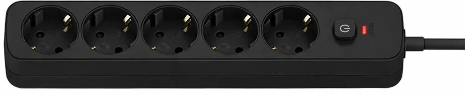 Фото: Мережевий фільтр ColorWay CW-PSEA1652BK 5/2m Black № 4 | KTC