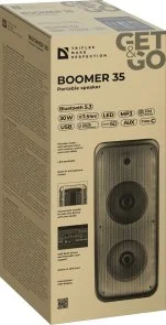 Фото: Акустика для вечірок Defender Boomer 35 Black (65135) № 11 | KTC