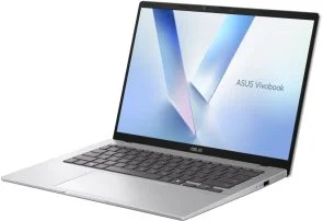 Фото: Ноутбук ASUS Vivobook 14 X1407QA-LY154W Cool Silver - 14" IPS 60 Гц / Snapdragon X1 / X1-26-100 / DDR5 8 ГБ / PCI-E SSD 256 ГБ / Adreno GPU № 3 | KTC