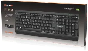 Фото: Клавіатура Real-EL RK-760W Wireless Black (EL123100058) № 8 | KTC