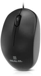 Фото: Миша Real-EL RM-206 USB Black (EL123200061) № 6 | KTC