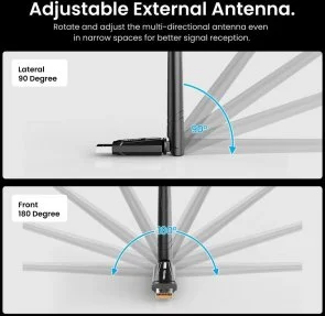 Фото: Wi-Fi адаптер Vention KDXB0 Wi-Fi 6 / BL 5.4 № 8 | KTC