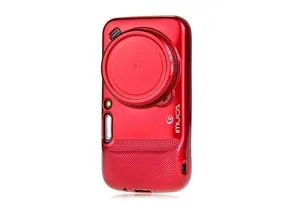 Фото: Чохол Imuca для Samsung S4 ZOOM C101 червоний + захисна плівка № 2 | KTC