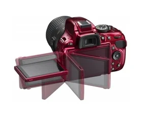 Фото: Цифрова фотокамера дзеркальна Nikon D5200 kit 18-55 мм VR II червона № 6 | KTC