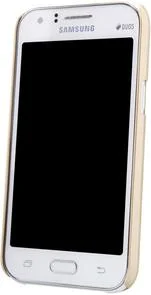 Фото: Чохол Nillkin для Samsung J1/J100 - Super Frosted Shield золотий № 5 | KTC