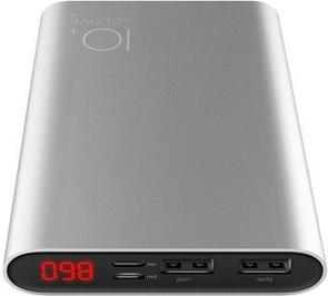 Батарея універсальна Solove A9s Power Bank 10000 mAh сріблястий