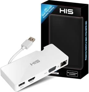 Фото: Док-станція HIS Multi-View USB Portable Docking Station № 4 | KTC