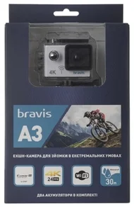 Фото: Екшн камера Bravis A3 біла № 5 | KTC