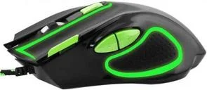 Фото: Миша Esperanza MX401 Hawk Black/Green (EGM401KG) № 4 | KTC