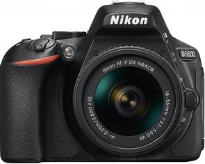 Цифрова фотокамера дзеркальна Nikon D5600 kit 18-55 мм VR AF-P