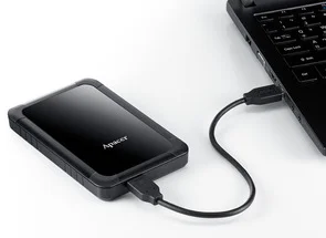 Фото: Зовнішній HDD Apacer AC532 1TB AP1TBAC532B-1 Black № 3 | KTC