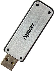 Флешка USB Apacer AH328 16GB AP16GAH328S-1 Silver