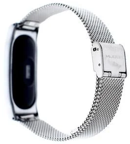 Фото: Ремінець для фітнес браслету Mijobs Metal Milanese Band Xiaomi Mi Band 2 срібний № 2 | KTC