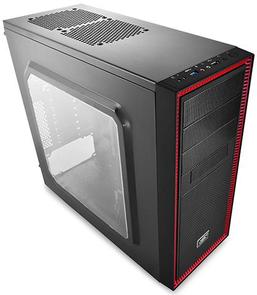 Корпус для ПК Deepcool TESSERACT SW Black/Red (TESSERACT SW RED)