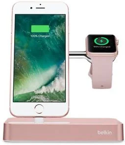 Фото: Док-станція Charge Dock iWatch and Iphone RoseGold № 2 | KTC