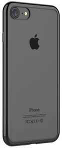 Фото: Чохол Devia for iPhone 7/8/SE - Glitter soft case Gun Black (6952897992637	) № 3 | KTC