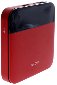 Батарея універсальна Solove A210 mini Power Bank 10000mAh Red