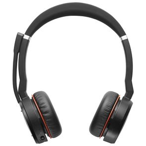 Гарнітура накладна Jabra EVOLVE 75 Stereo MS+база Чорна