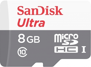 Карта пам'яті SanDisk ULTRA Micro SDHC 8GB SDSQUNB-008G-GN3MN