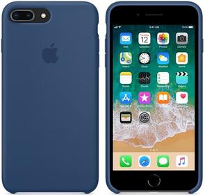 for iPhone 8Plus/7Plus - Silicone Case Blue Cobalt