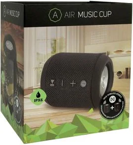 Фото: Портативна колонка Air Music Cup Black № 6 | KTC