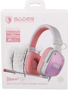 Гарнітура Sades SA-722 DPower White/Pink (SA722 White/Pink)