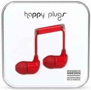 Фото: Навушники Happy Plugs Headphones In-Ear Red (7716) № 2 | KTC