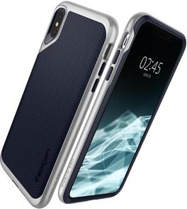 Чохол-накладка Spigen для Apple iPhone Xs Max - Neo Hybrid Satin Silver