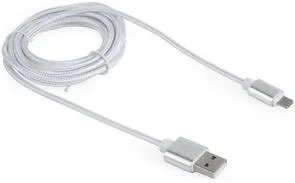 Фото: Кабель Cablexpert AM/ Lightning 1.8m Gray (CCB-USB2AM-mU8P-6) № 2 | KTC