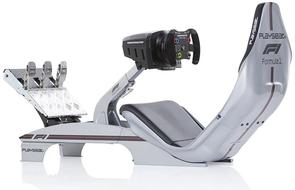 Крісло ігрове Playseat F1 Silver Official Licensed, з кріпленням для керма та педалей, Silver