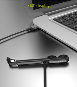 Кабель WSKEN Gaming AM / Type-C 2m Black (WG2C-2 Gaming Type-C 2m Black)