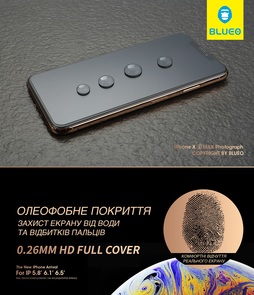 Захисне скло Blueo for iPhone X Clear
