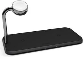 Фото: Док-станція Zens Dual Aluminium Wireless Charger plus Apple Watch Black № 2 | KTC