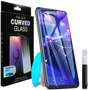 Захисне скло PowerPlant for Samsung Galaxy S10 (рідкий клей + УФ лампа)