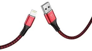 Фото: Кабель T-PHOX AM / Lightning 1m Red (T-L814 red) № 4 | KTC