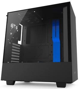 Корпус для ПК NZXT H500 Black/ Blue (CA-H500B-BL)