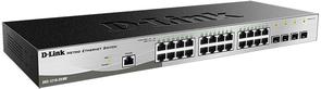 Switch, 28 ports, D-Link DGS-1210-28/ME revB, 24x10/100/1000Mbps, 4xSFP