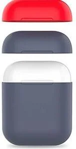 Фото: Чохол AhaStyle for AirPods - Silicone Case DUO Case Blue/Red (AHA-01380-NNR) № 3 | KTC