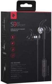  Гарнітура 2E S9 WiSport Bluetooth Black (2E-IES9WBK)