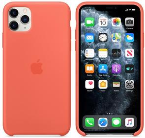 Чохол-накладка Apple для iPhone 11 Pro Max - Silicone Case Clementine (HCopy)