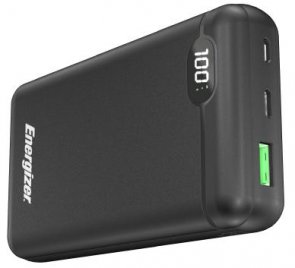 Батарея універсальна Energizer UE20003PQ 20000mAh, 1xUSB, Type-C, PD2.0, Black