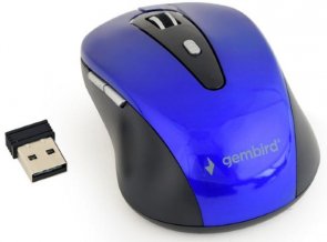 Мишка, Gembird MUSW-6B-01-B Wireless, Blue