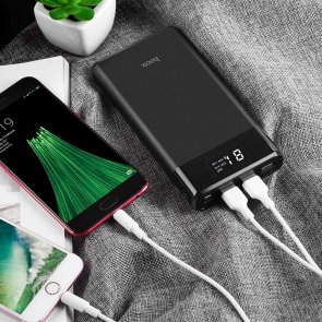 Батарея універсальна Hoco B35E 30000mAh Black (B35E 30000 Black)