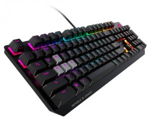 Клавіатура, Asus ROG Strix Scope Cherry MX Red Silent Switches USB Black ( Gaming )