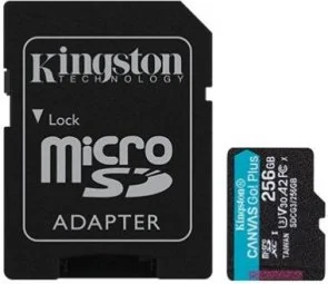 Фото: FLASH пам'ять Kingston Canvas Go Plus Micro SDXC 256GB with adapter (SDCG3/256GB) № 3 | KTC
