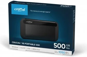 Фото: Зовнішній SSD-накопичувач Micron X8 PCIe 3.1 x4 NVMe 500GB (CT500X8SSD9) № 3 | KTC